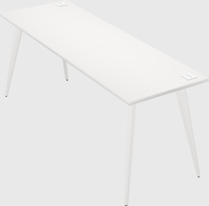 Modern rectangular office desk