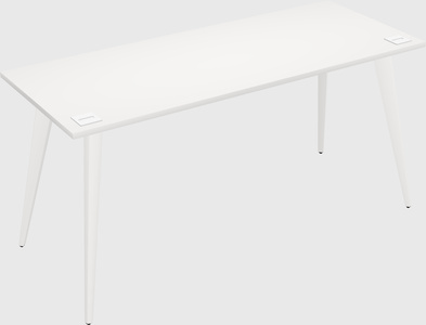 Modern rectangular office desk