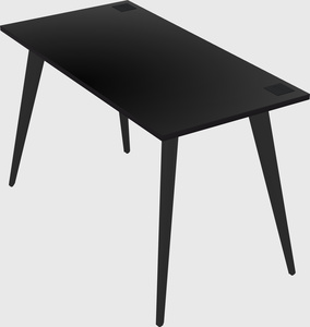 Modern rectangular office desk