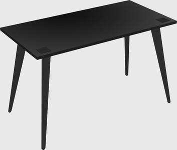 Modern rectangular office desk