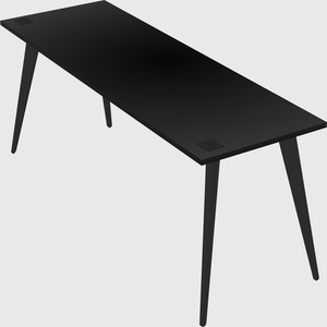 Modern rectangular office desk