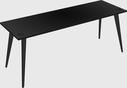 Modern rectangular office desk