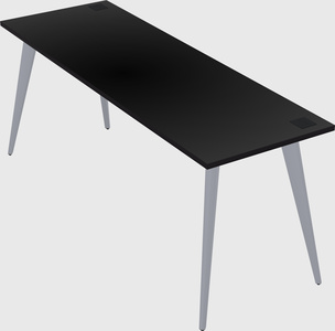 Modern rectangular office desk