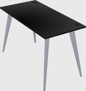 Modern rectangular office desk
