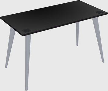 Modern rectangular office desk