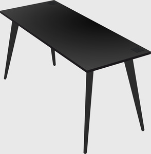 Modern rectangular office desk
