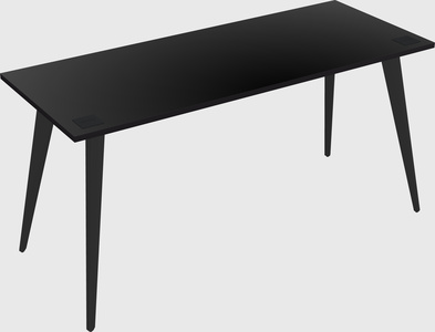Modern rectangular office desk
