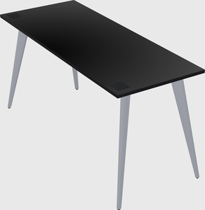 Modern rectangular office desk
