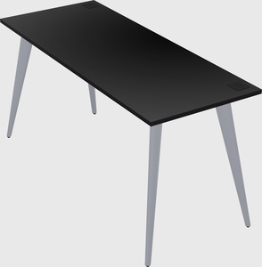 Modern rectangular office desk