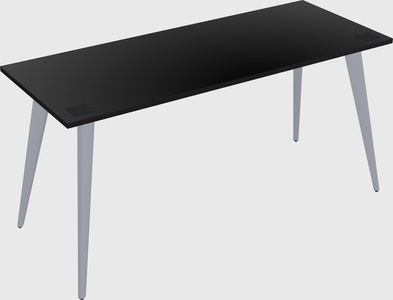 Modern rectangular office desk