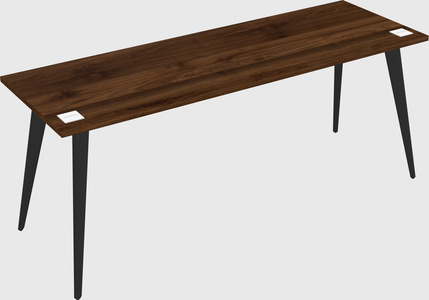 Modern rectangular office desk