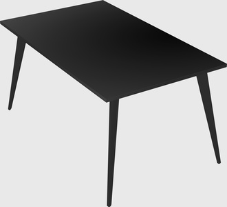 Modern rectangular office desk