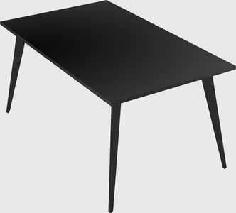 Modern rectangular office desk