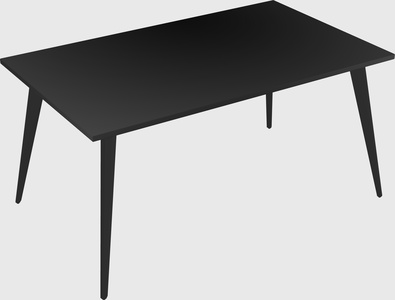 Modern rectangular office desk