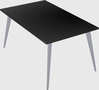 Modern rectangular office desk
