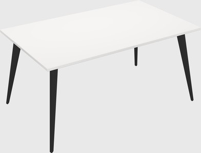 Modern rectangular office desk