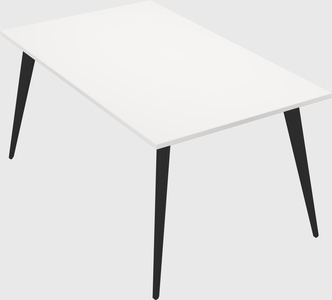 Modern rectangular office desk