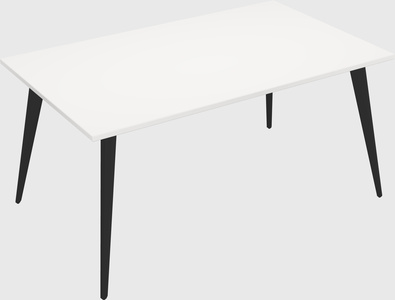 Modern rectangular office desk
