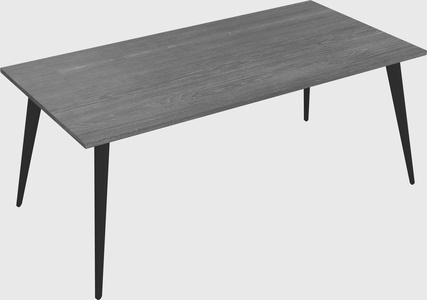 Modern rectangular office desk