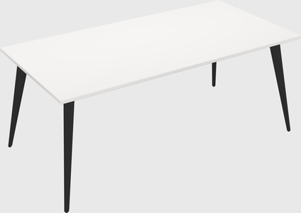 Modern rectangular office desk