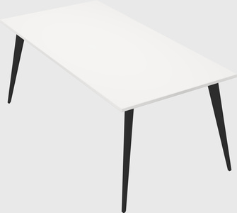 Modern rectangular office desk
