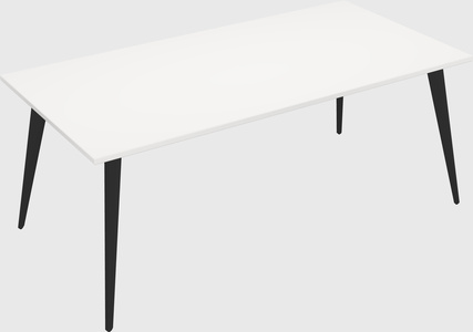 Modern rectangular office desk