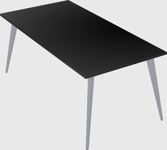 Modern rectangular office desk