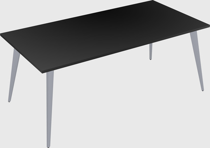 Modern rectangular office desk