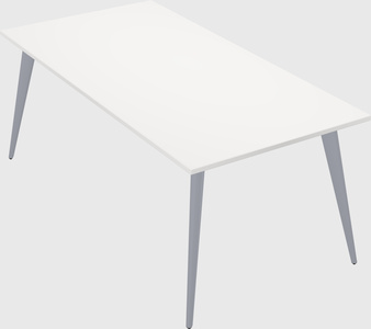 Modern rectangular office desk
