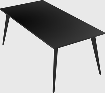 Modern rectangular office desk