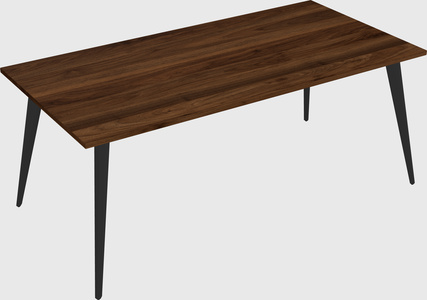 Modern rectangular office desk