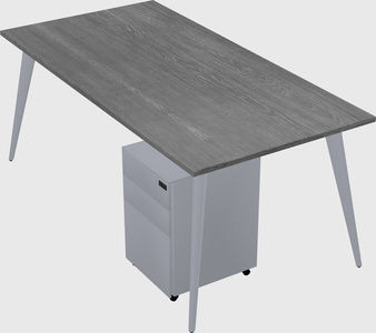 Modern rectangular office desk