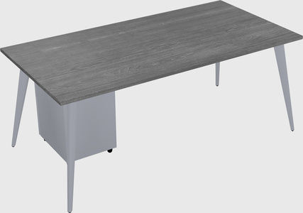 Modern rectangular office desk