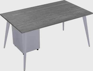 Modern rectangular office desk
