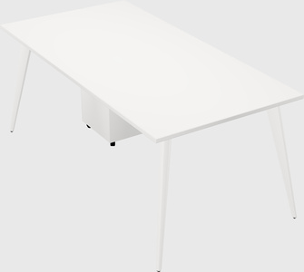 Modern rectangular office desk