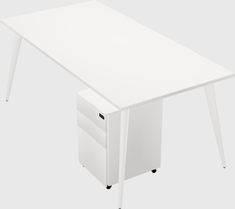 Modern rectangular office desk