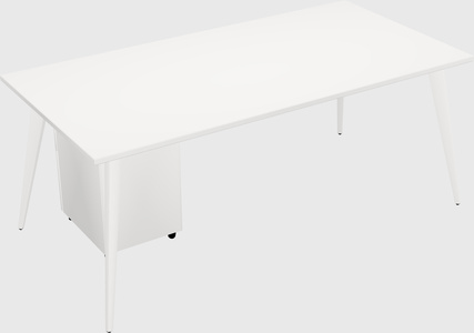 Modern rectangular office desk