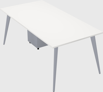 Modern rectangular office desk