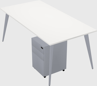 Modern rectangular office desk