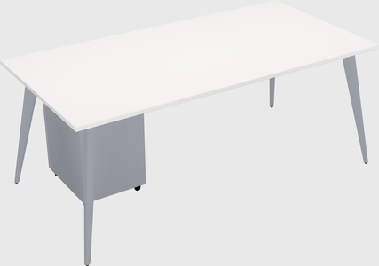 Modern rectangular office desk