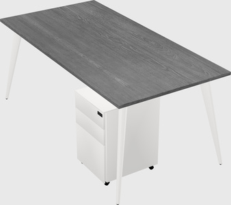 Modern rectangular office desk