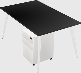 Modern rectangular office desk