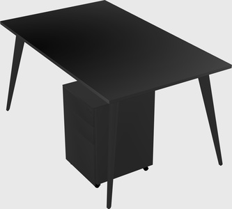 Modern rectangular office desk