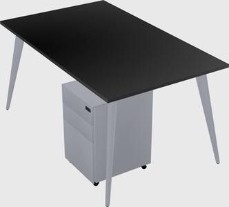 Modern rectangular office desk