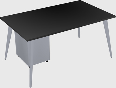 Modern rectangular office desk