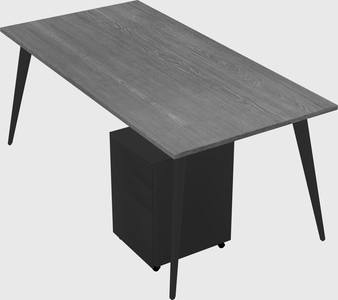 Modern rectangular office desk