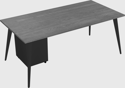 Modern rectangular office desk