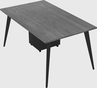 Modern rectangular office desk