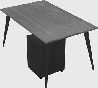 Modern rectangular office desk