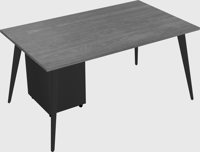 Modern rectangular office desk
